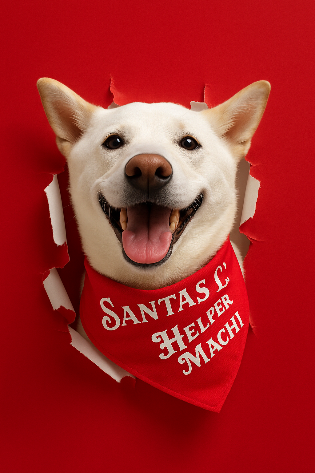 Reversible Holiday Bandana